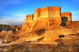 photograph of Datong Canyon in Shanxi province