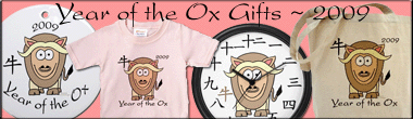Chinese New year of the Ox t-shirts and Gifts